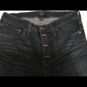 J.crew high waisted dark wash jeans